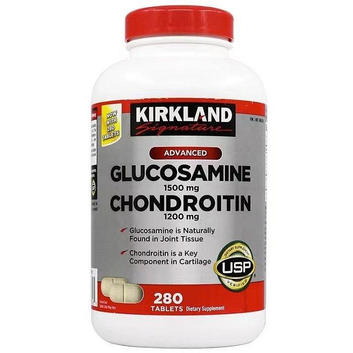 美商好市多Kirkland 科克蘭Glucosamine葡萄糖胺Chondroitin軟骨素 280粒 鈣片關節寶強效