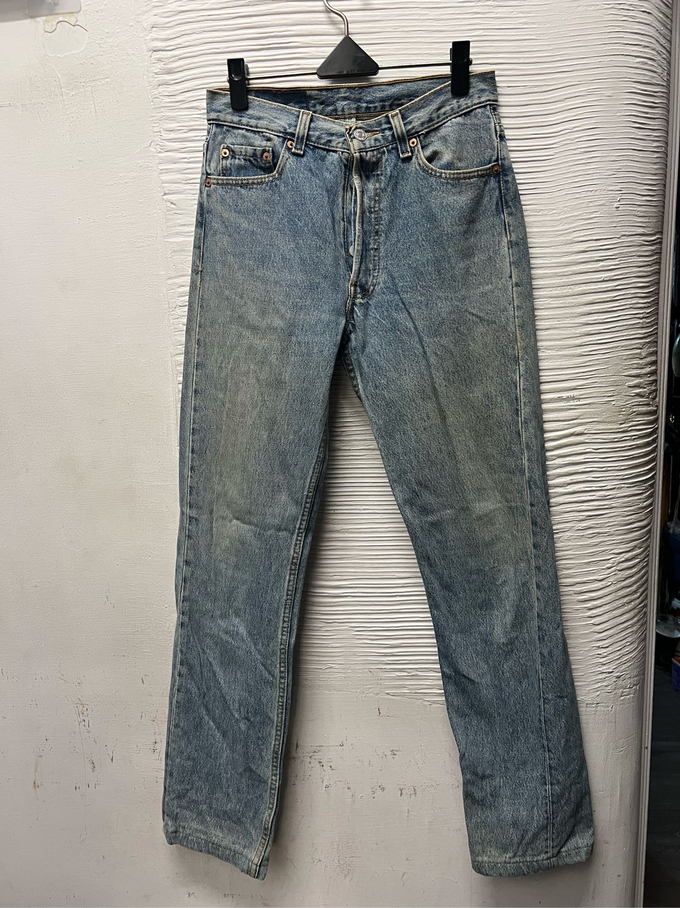 美國廠製Levi's 501直筒牛仔褲直筒褲前排扣W29腰94年版#1063 | Yahoo