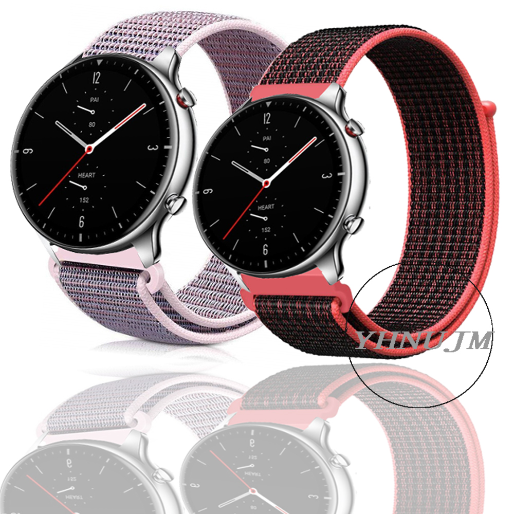 華米 amazfit GTR 2 esim 尼龍錶帶 amazfit GTR 2E / gtr 2 手環帶 智慧手錶錶帶