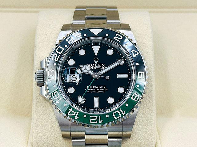 【鐘點站名錶】2023年 保單 全新 Rolex 勞力士 126720 VTNR  版帶雪碧 左冠錶 雪碧