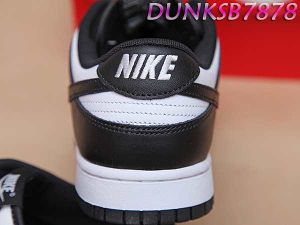 2022 NIKE DUNK LOW RETRO WHITE BLACK 黑白白黑熊貓低筒DD1391-100