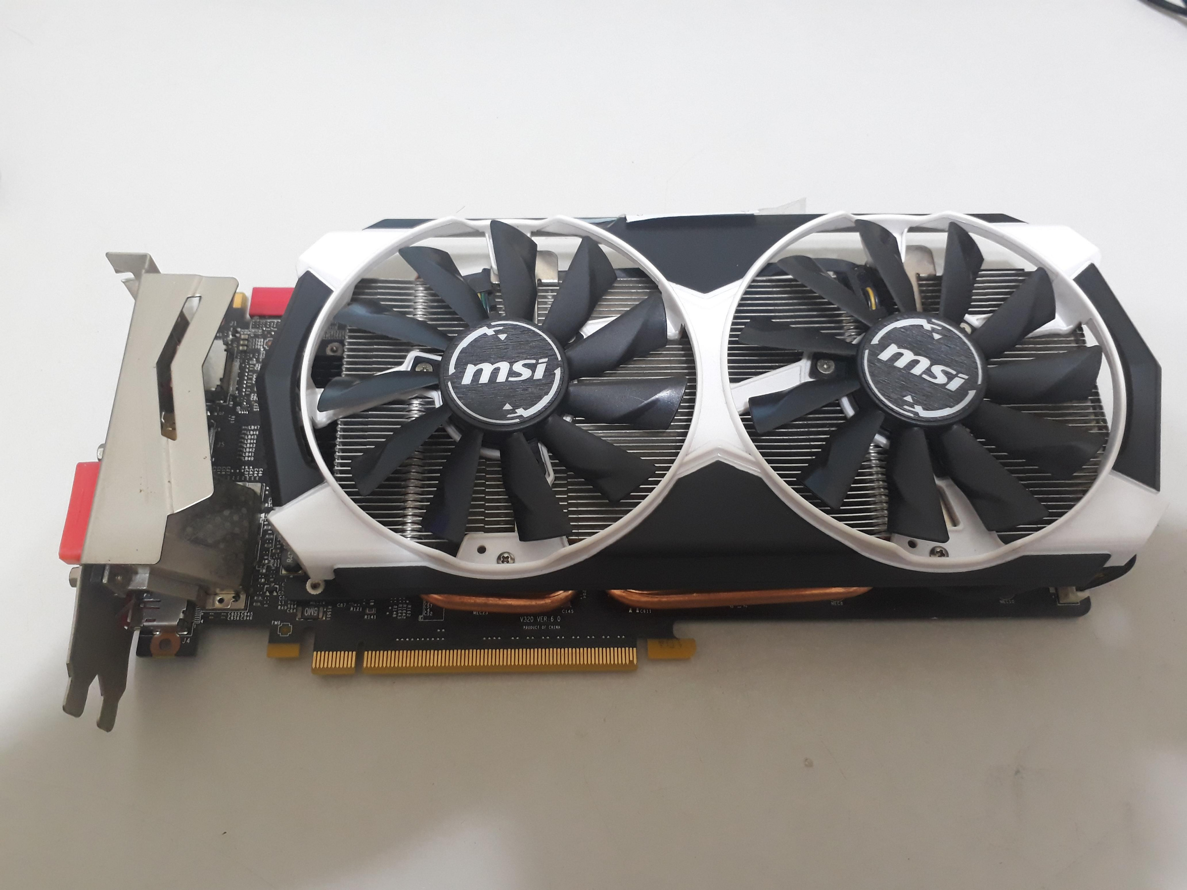 台中,太平,大里,烏日電腦維修 - 中古 微星 GTX960 4GD5T OC 顯示卡 (非人為因素保固三天)