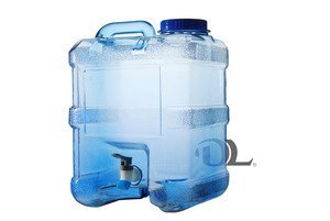 飲用水桶 手提附水龍頭 食品級pc材質 提水桶 儲水桶 喝水桶 四方形 20公升
