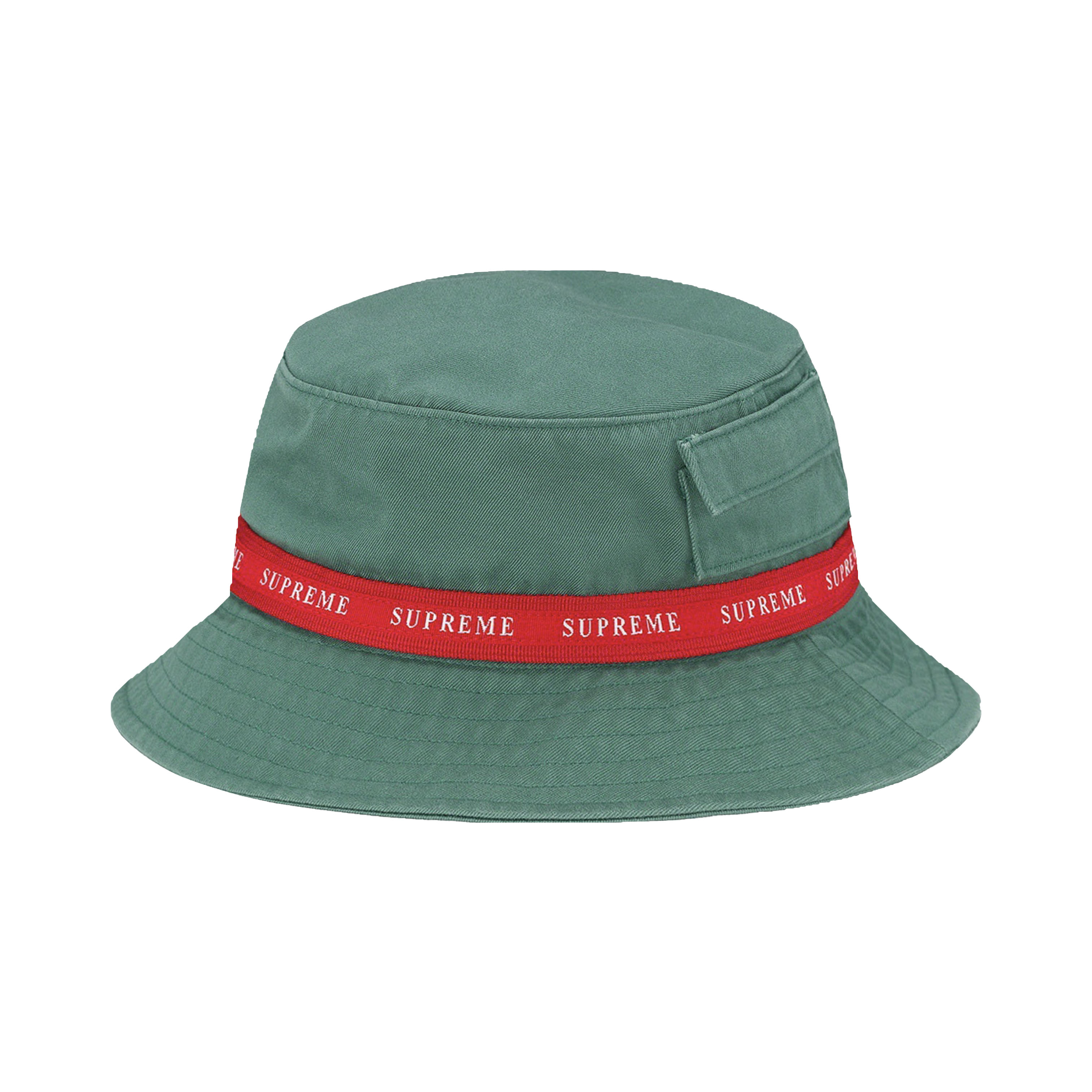 SUPREME 漁夫帽JACQUARD LOGO TAPING CRUSHER 黑色⫷ScrewCap