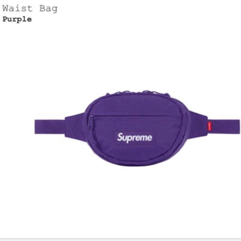 Supreme waist bag 紫色腰包霹靂腰包側背腰包小包| Yahoo奇摩拍賣