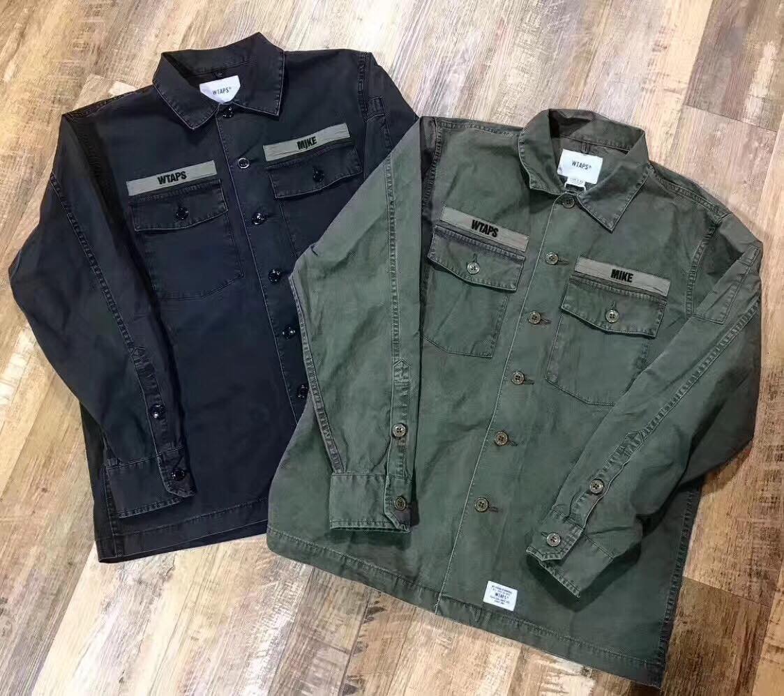 希望商店】 WTAPS BUDS LS 02 SHIRT 18SS 水洗兩袋軍衫| Yahoo奇摩拍賣