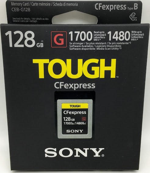 全新Sony CEB-G128 CFexpress Type-B 超高速記憶卡128GB 1700MB/s 公司