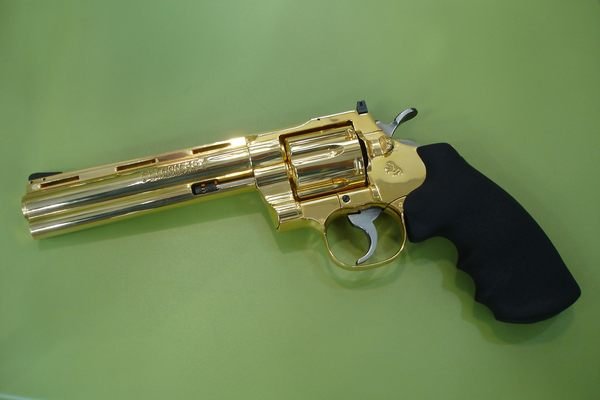 昇巨模型  HOGUE - Colt 轉輪手槍 / 指型包覆式橡膠握把套 - Kokusai - M29 .357 - Magnum Python !