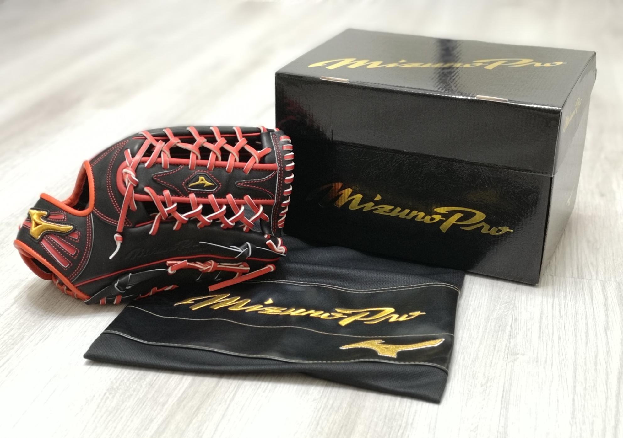 訂製版 全新現貨 日本製 美津濃 MIZUNO PRO ORDER HAGA JAPAN 波賀 鈴木一朗 硬式外野手套 看膩了銀標就來咖不同的金標一朗吧