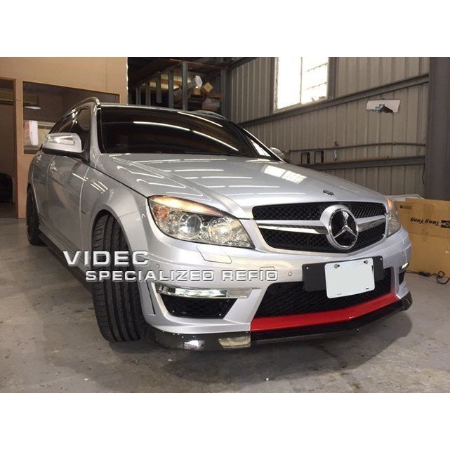 威德汽車精品 賓士 W204 C300 C250 小改款 C63 樣式 前保桿 價格含烤漆 安裝 可選配 倒車雷達