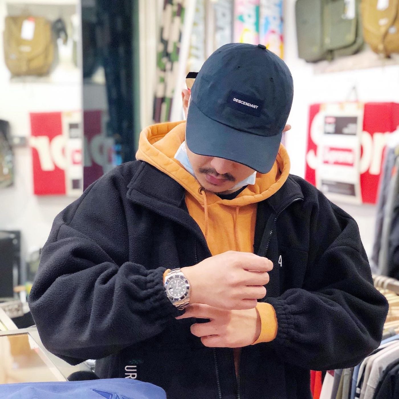 希望商店】DESCENDANT BOX MIAMI CAP 18SS 經典LOGO 老帽六片帽| Yahoo