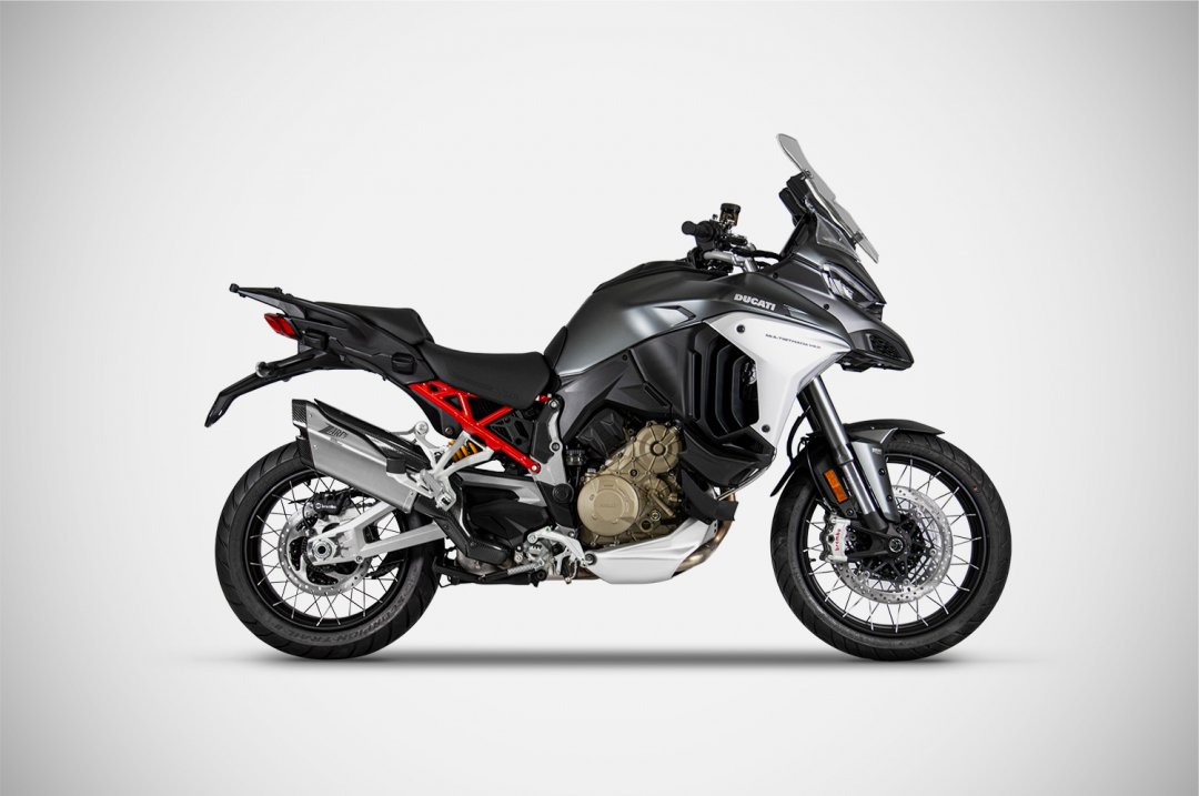 【ZARD】DUCATI MULTISTRADA V4 V4S 鈦合金 尾段管 卡夢護片 歐盟五期 2022+