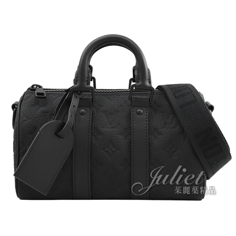 茱麗葉精品】全新精品LV M20900 Keepall Bandoulière 25 壓花牛皮兩用 