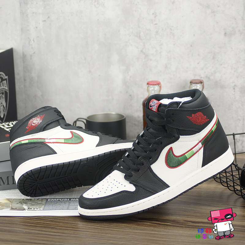 球鞋補習班NIKE AIR JORDAN 1 OG A STAR IS BORN 巨星黑綠紅555088-015