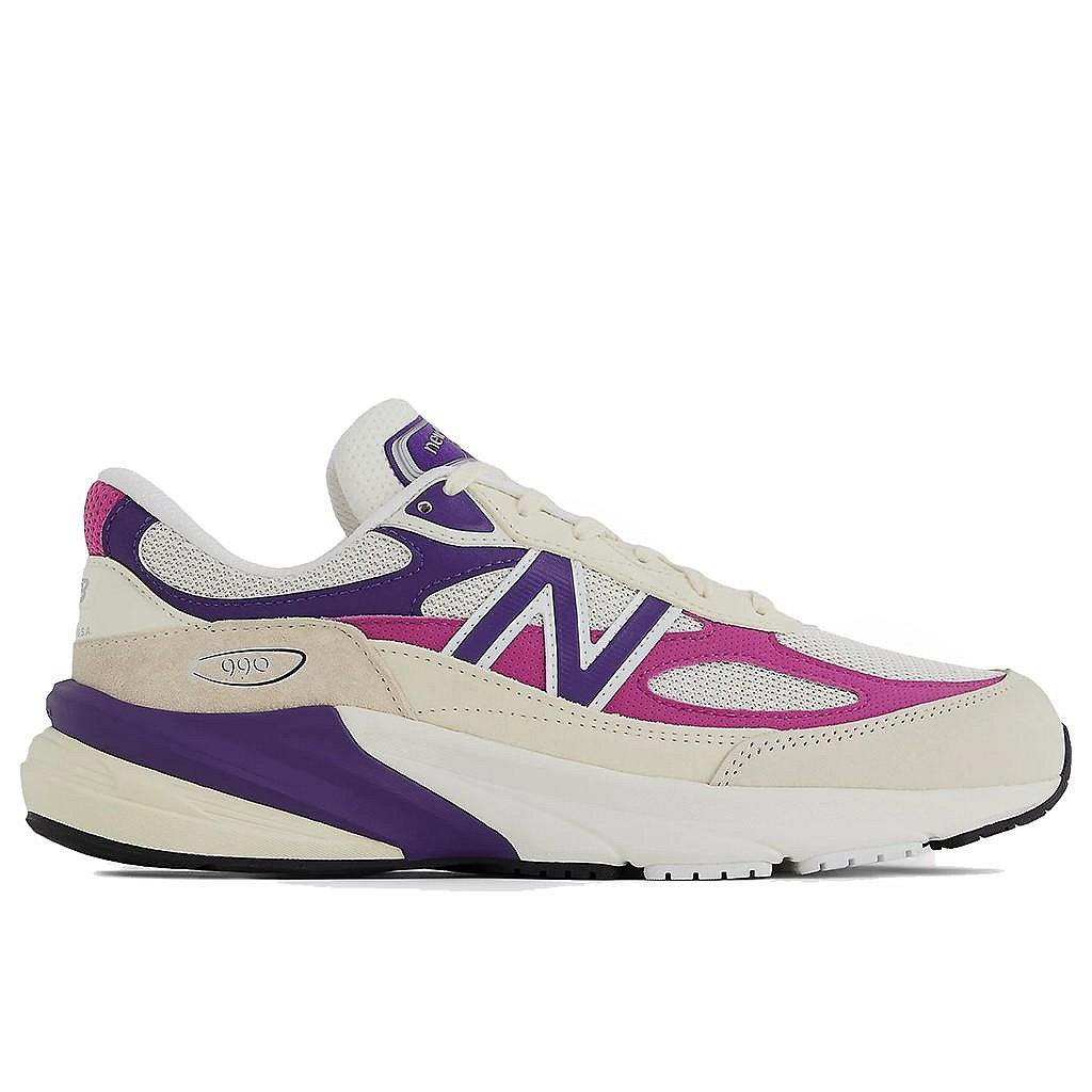 【A-KAY0】NEW BALANCE X TEDDY SANTIS 990V6 U990V6【U990TD6】MAGENTA POP 美國製 奶油米白紫粉