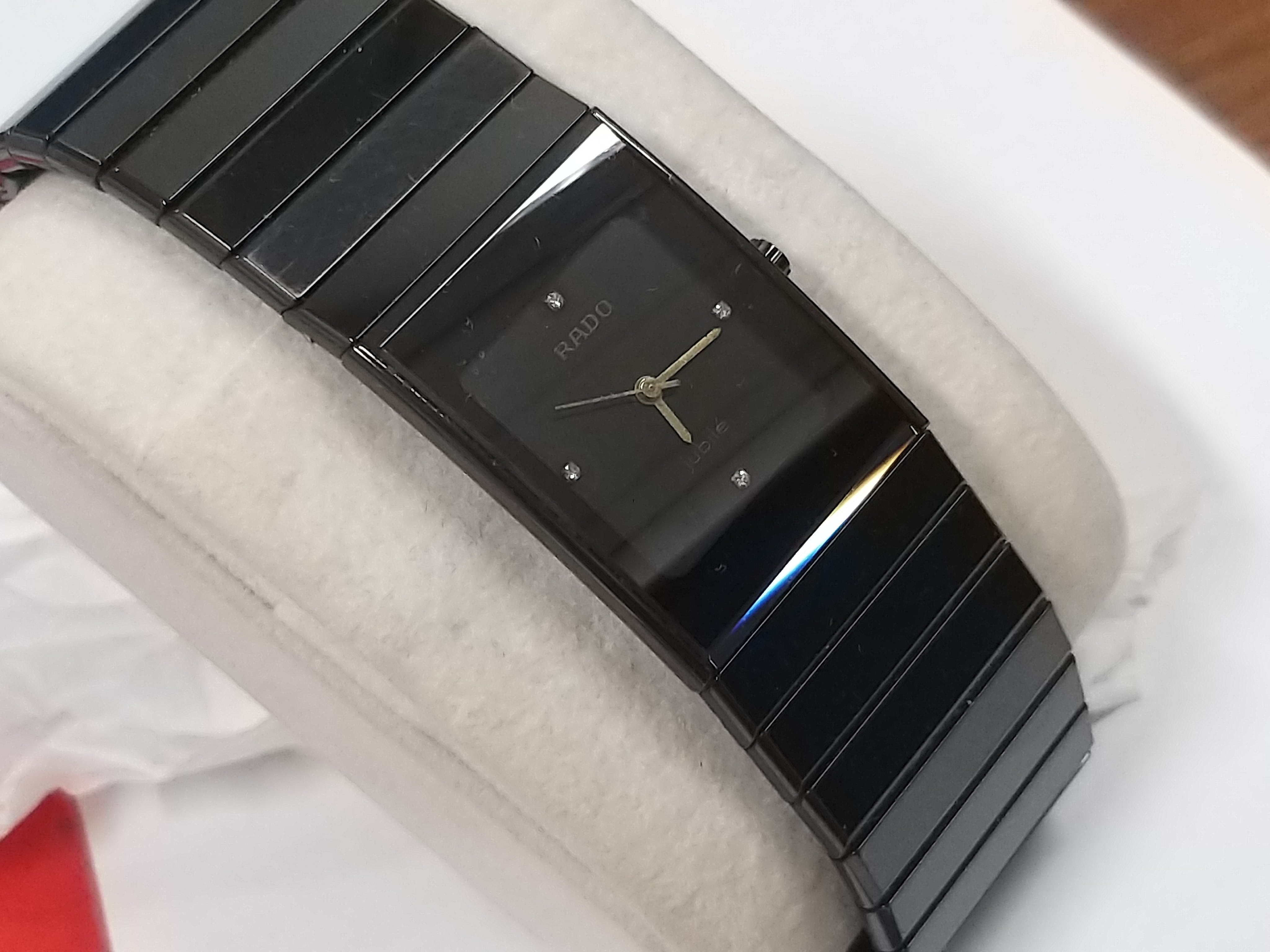 ☆  雷達星鑽  RADO DIASTAR 亮黑全陶瓷 石英男錶  ☆