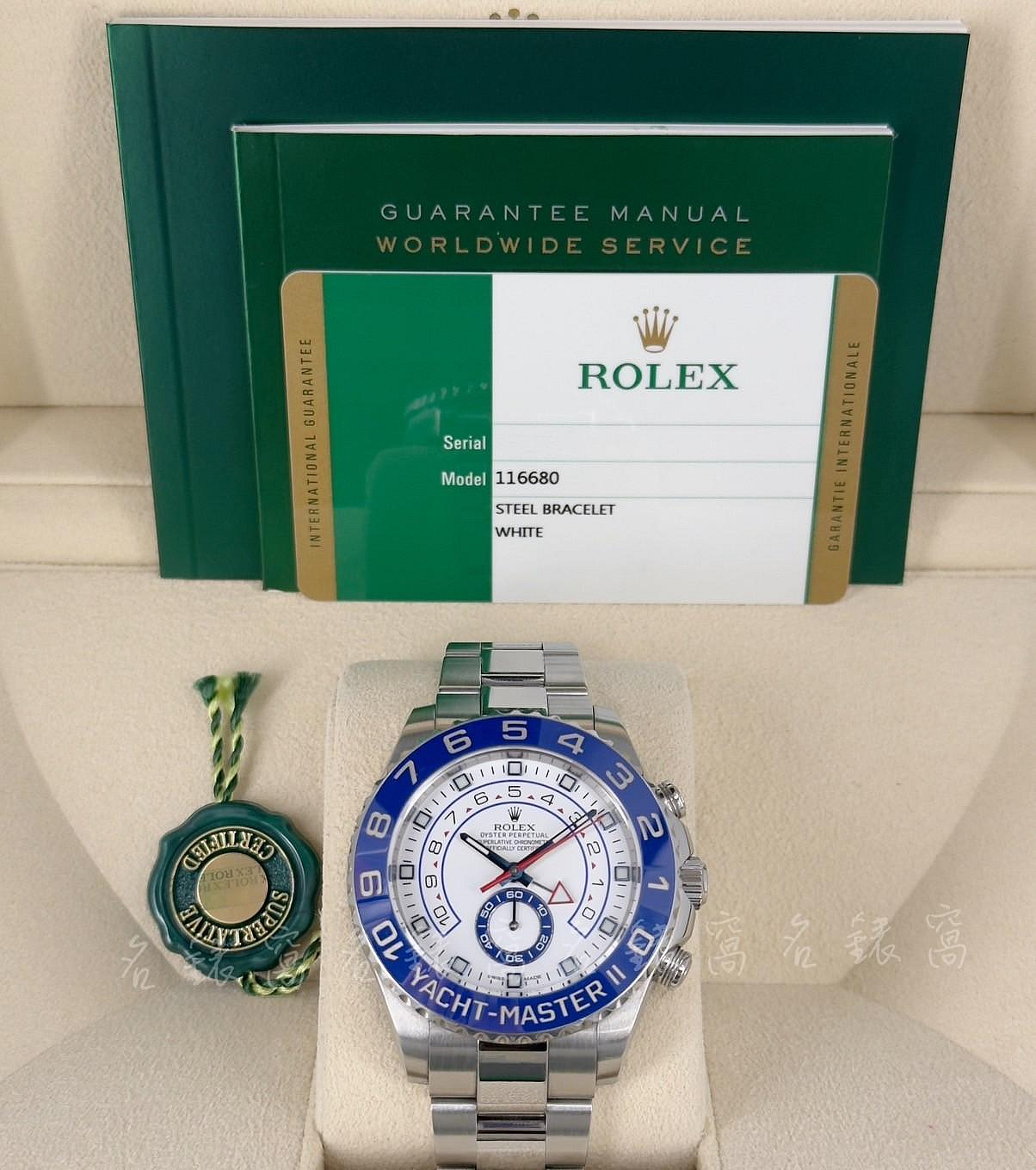 【現貨】Rolex 勞力士 Yacht 116680 遊艇 16年 藍鋼針 計時 43M 116681 116688