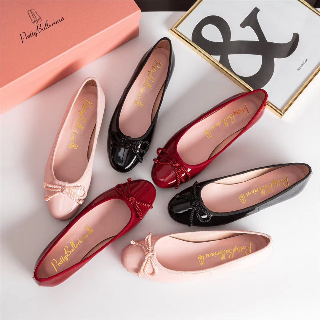 Pretty Ballerinas✕JILLSTUART バレエシューズ23.5カラーブルー