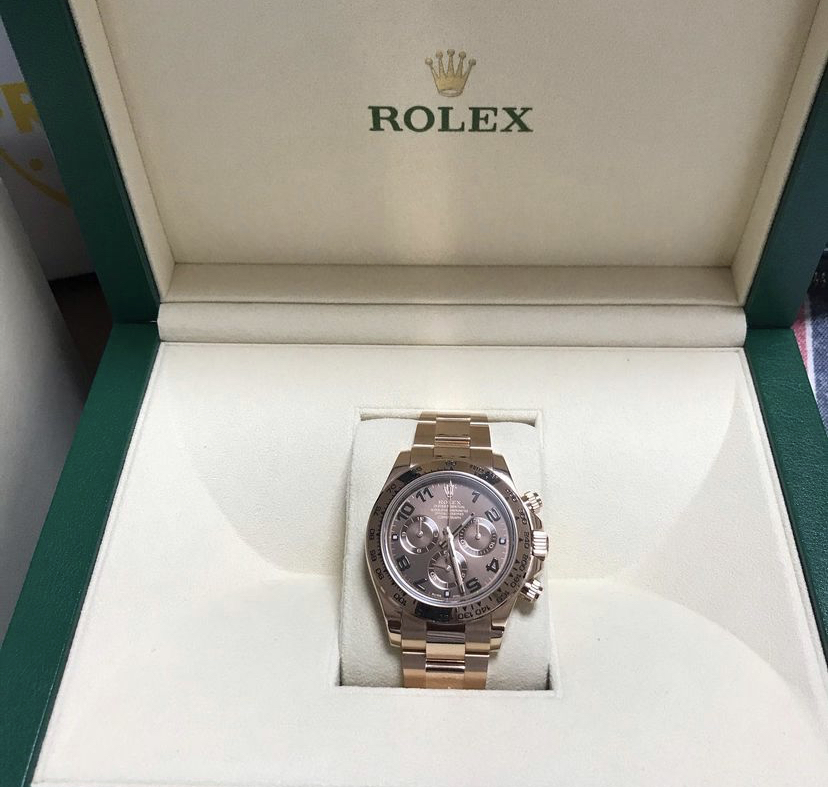 Rolex 116505玫瑰金巧克力近全新