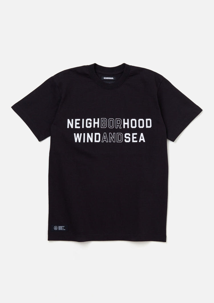 M size】WIND AND SEA NEIGHBORHOOD ウィンダンシー ネイバーフッド NHWDS-2 / C-TEE . SS コラボ T シャツ ホワイト - メンズファッション