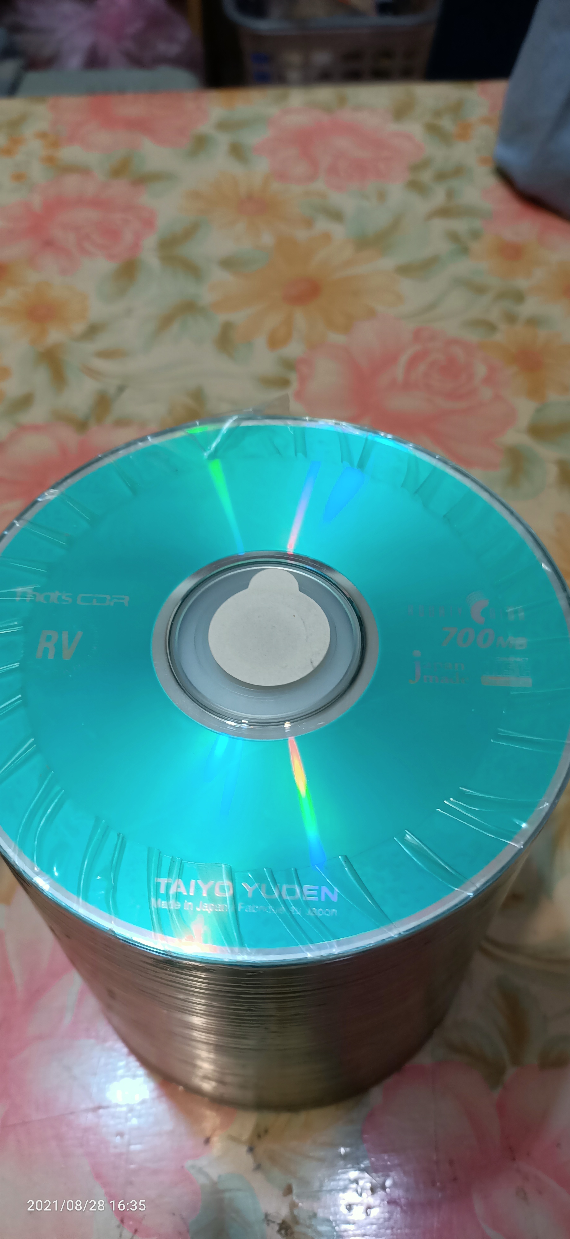 Thats CD-R RV水藍片綠色音樂用太陽誘電日本製一卷100片全新品| Yahoo 