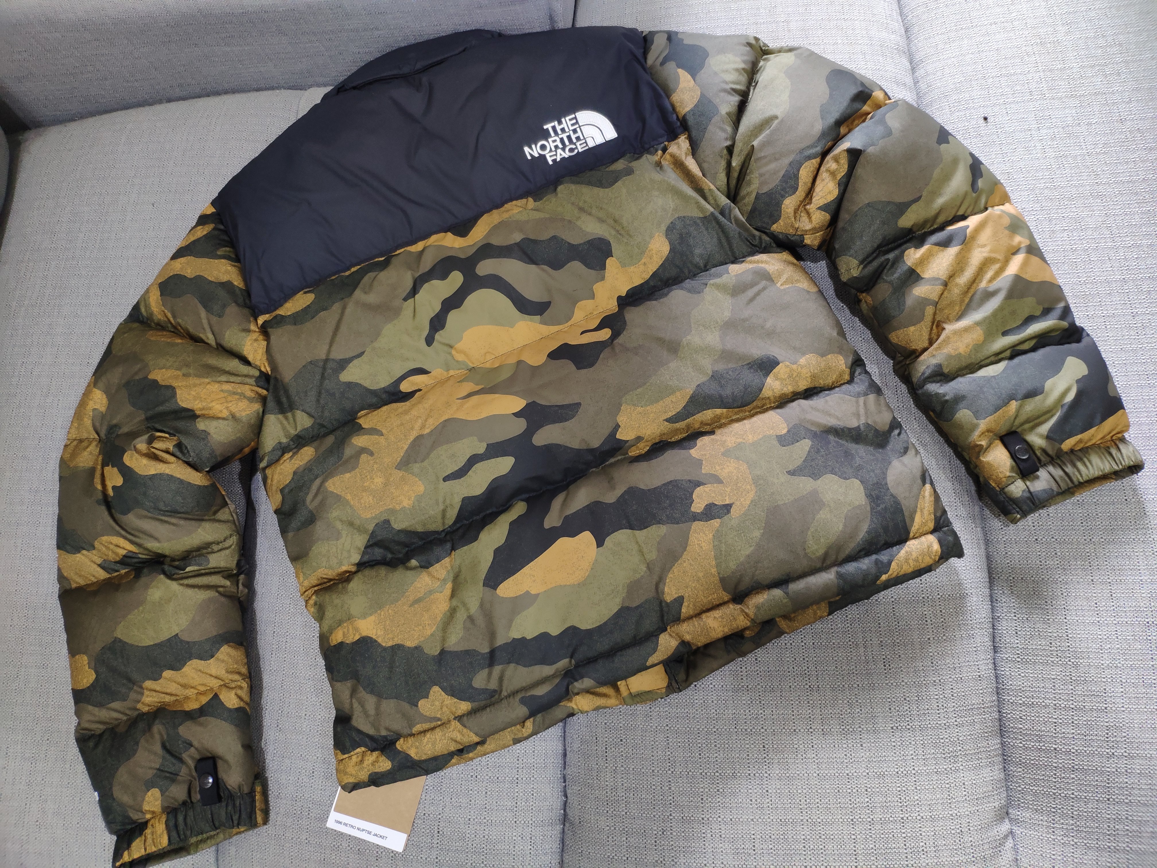 KA】The North Face nuptes 1996 黑標迷彩700 非supreme 現貨女S