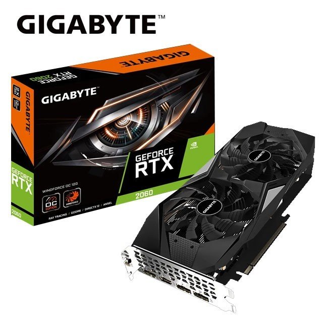 @電子街3C 特賣會@全新 技嘉 GeForce RTX2060 WINDFORCE OC 12G 顯示卡 2060