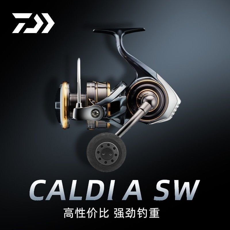 現貨熱銷-DAIWA達億瓦 22新款 CALDIA SW 海釣鐵板輪紡車輪船釣遠投路亞輪