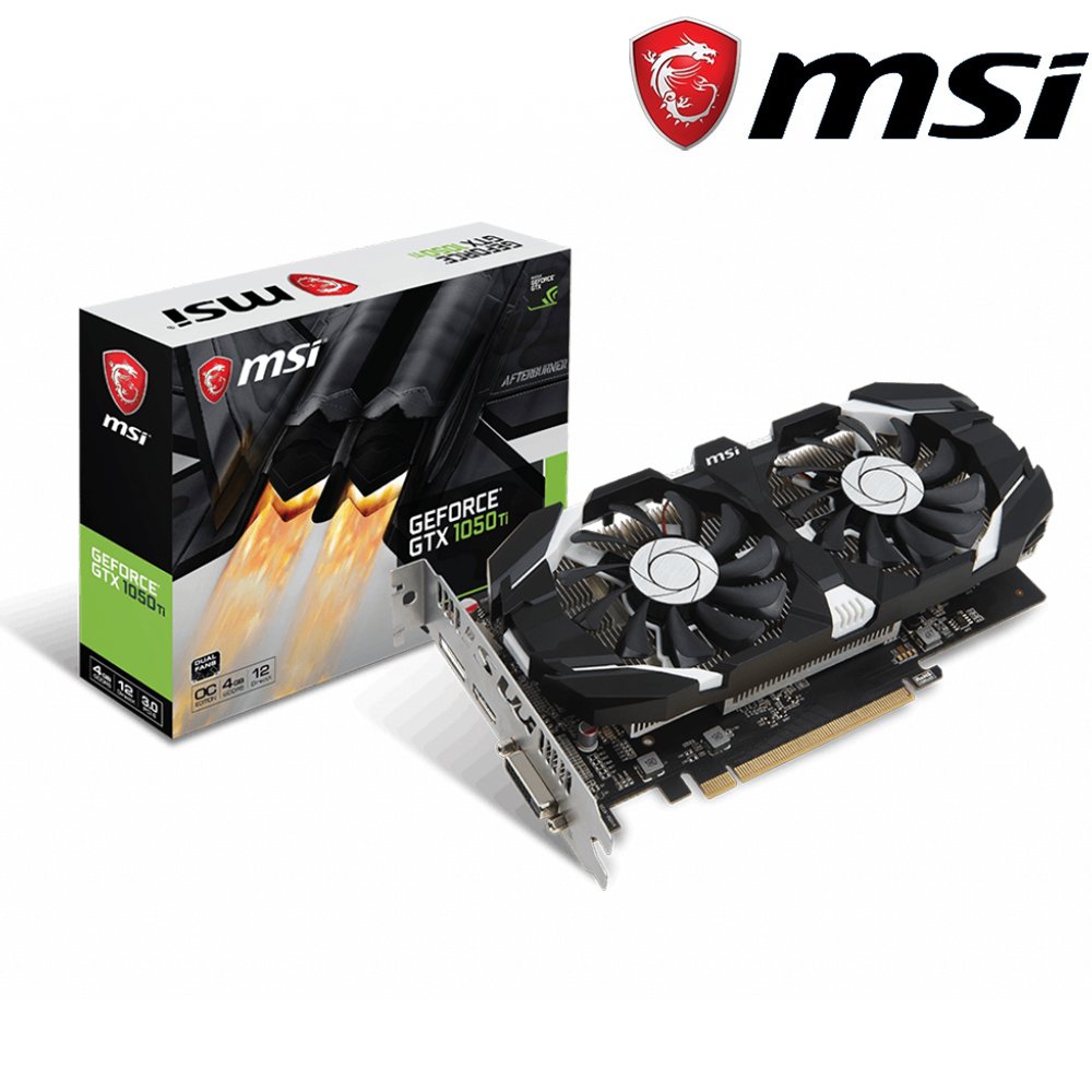 ☆偉斯科技☆公司貨 Msi 微星 GeForce GTX 1050 Ti 4GT OC 飆風版 顯卡 1050Ti