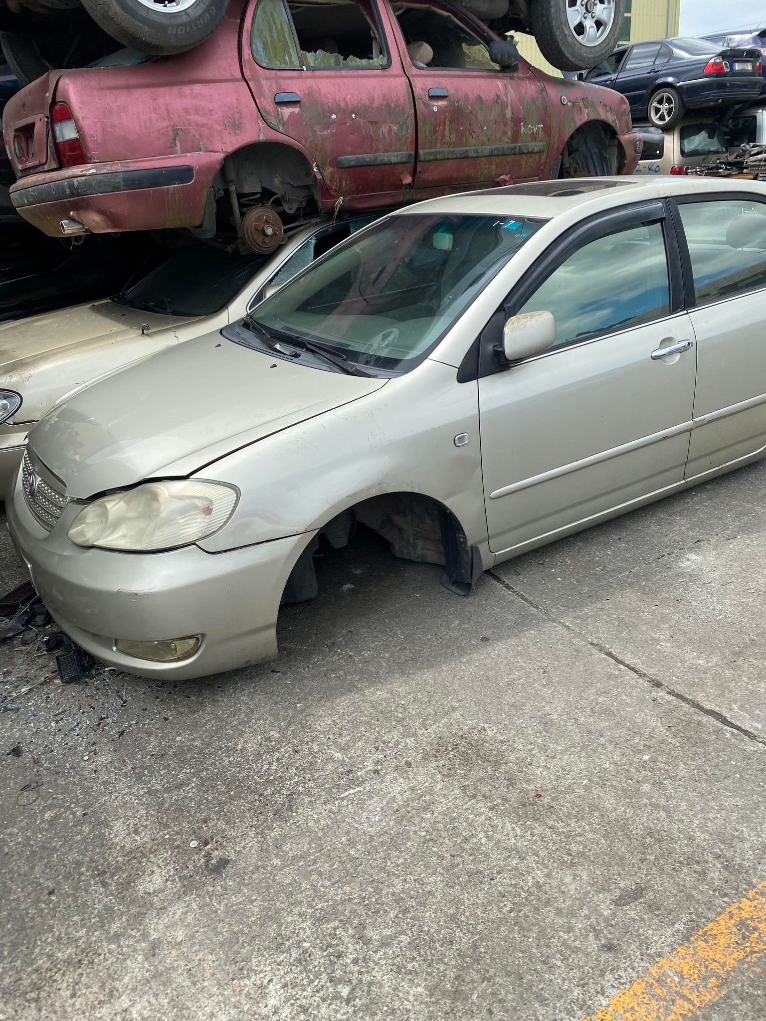 中古 回收 2004 TOYOTA COROLLA ALTIS 1.8 零件車 殺肉車 拆賣