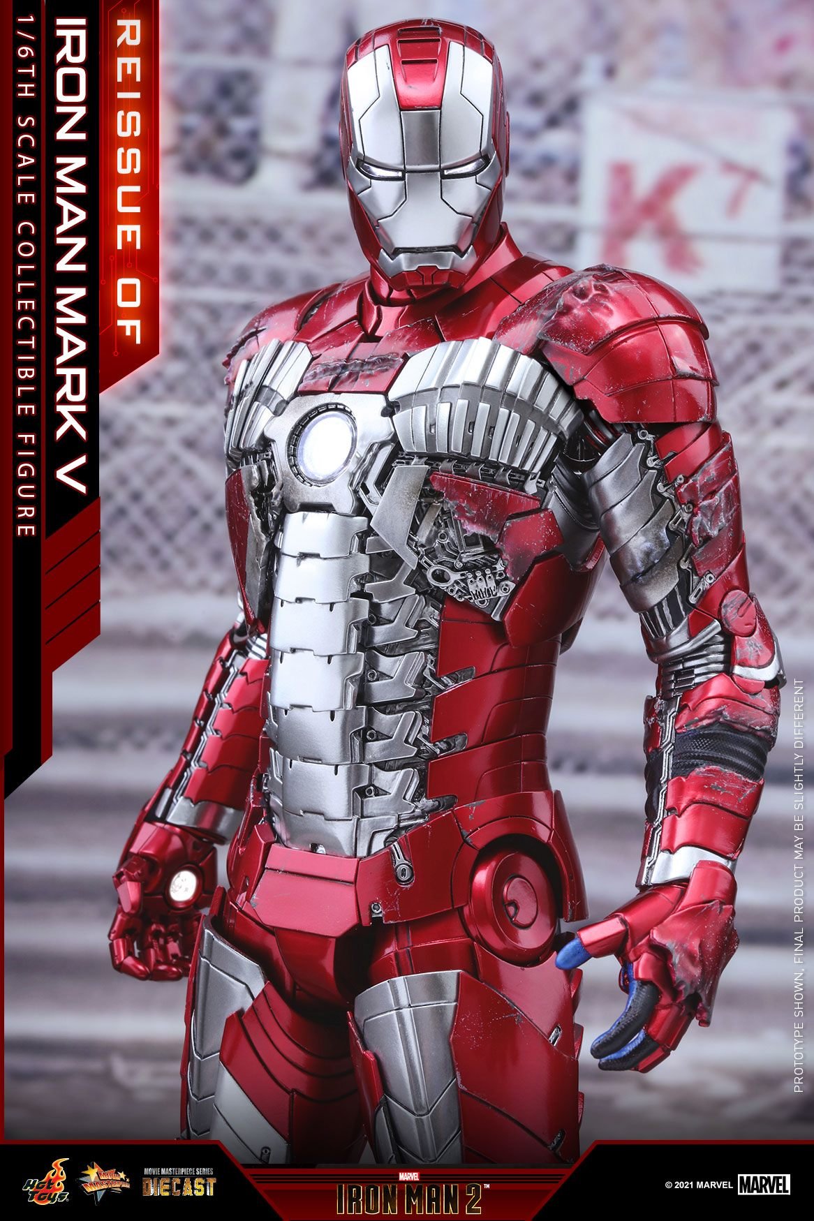 參號倉庫) 預購第3季野獸國Hot Toys 12吋MMS400D18 鋼鐵人2 Mark V 1/6