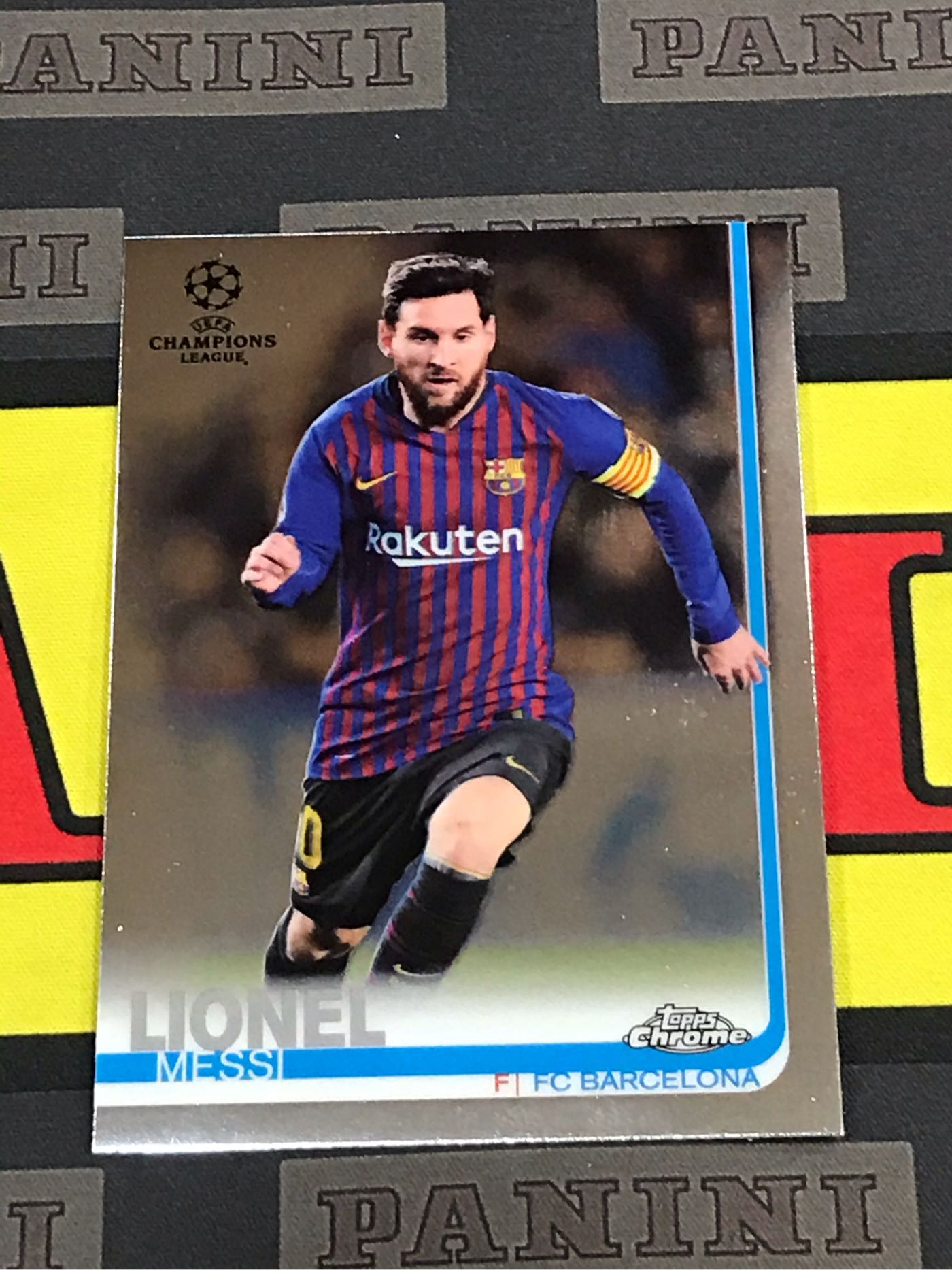 梅西Lionel messi 2018-2019 topps chrome uefa champions league