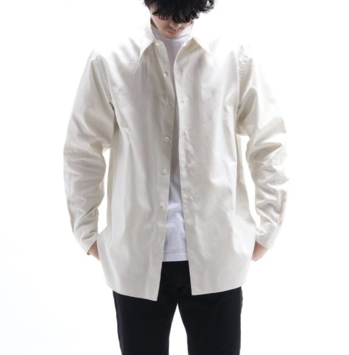 21SS AURALEE FINX SHUTTLE OX SHIRTS IVORY 4號| Yahoo奇摩拍賣