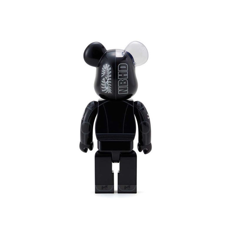 Neighborhood x BAPE Shark Be@rbrick NBHD 聯名公仔熊400% & 100% SET