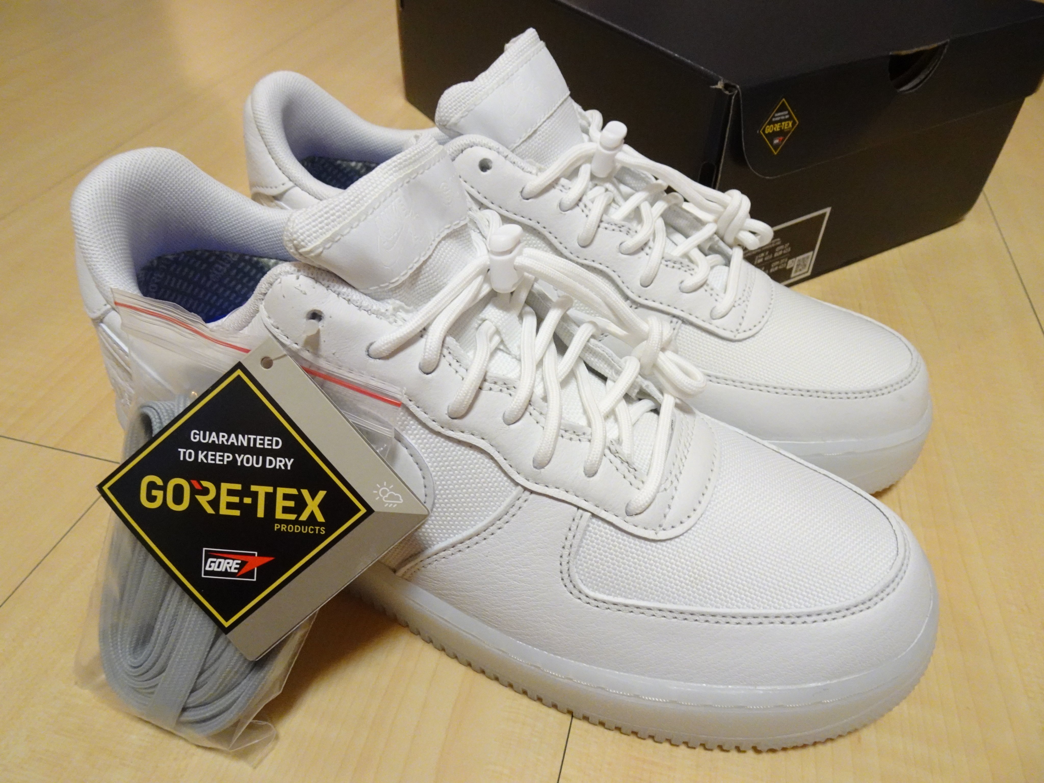 NIKE AIR FORCE 1 GTX GORE-TEX 空軍一號白色冰底防水機能鞋V-LONE