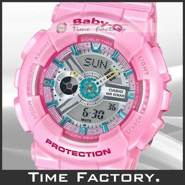 時間工廠】CASIO BABY-G 少女時代代言潮流女款BA-110CA-4 (110