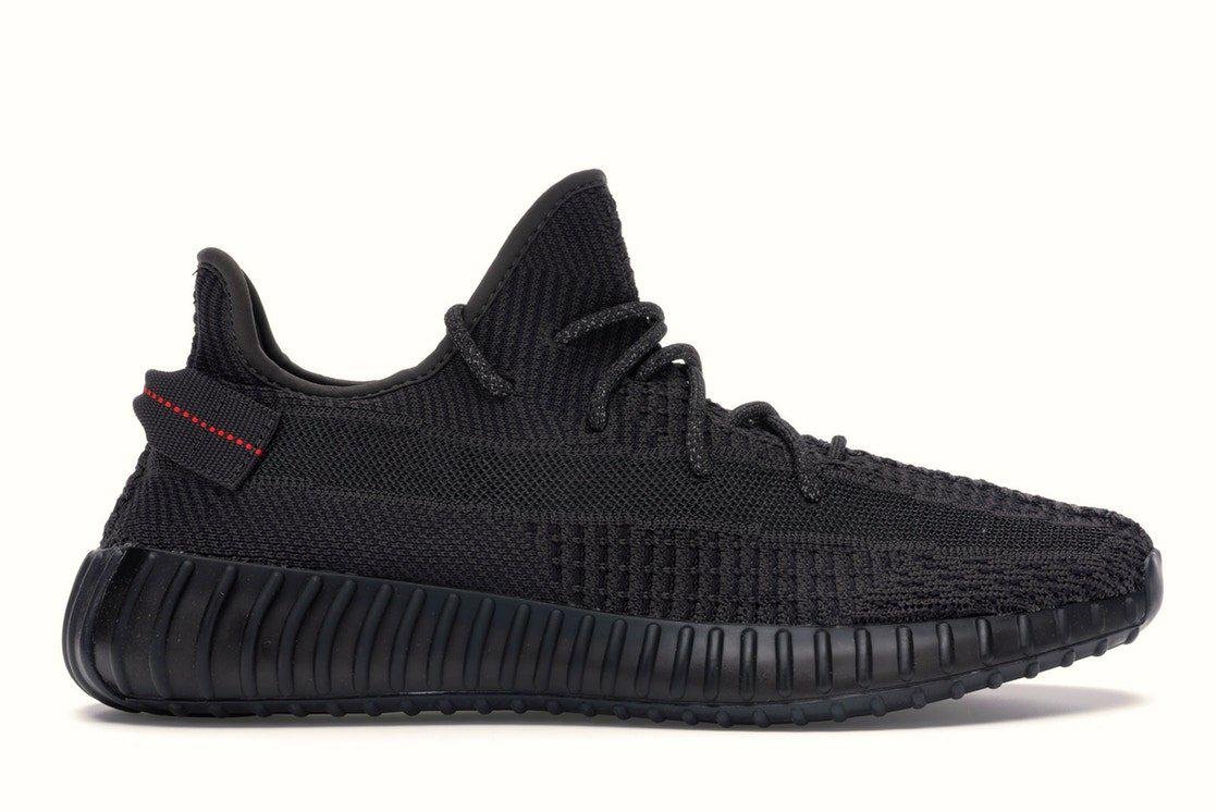 Adidas Yeezy Boost 350 V2 PK Black 全黑純黑鞋帶反光3M 男鞋男段男碼