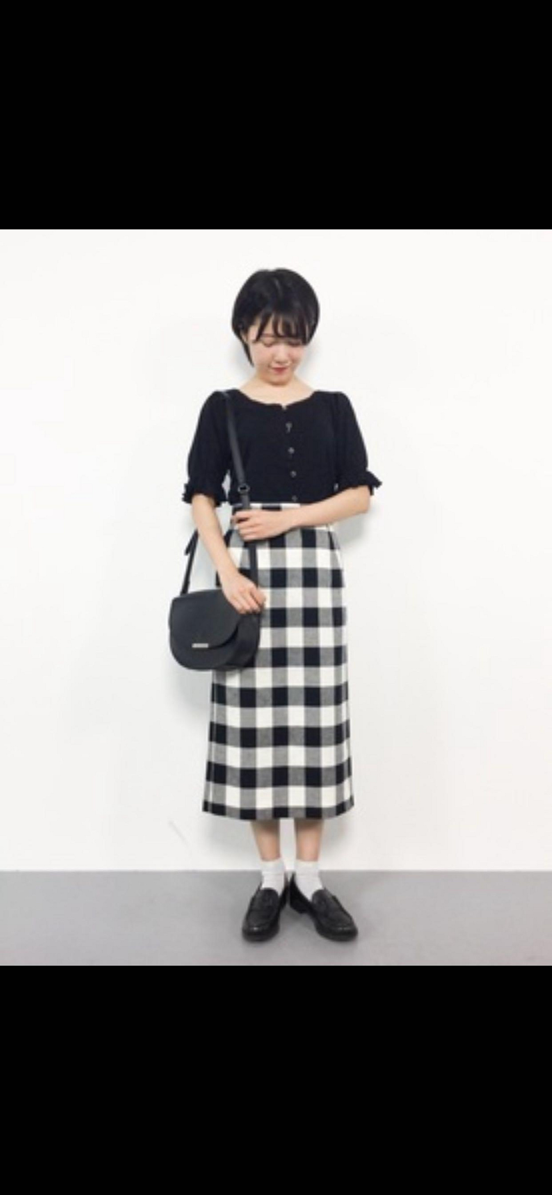 日本專櫃正品 Spick&Span 格子鉛筆裙