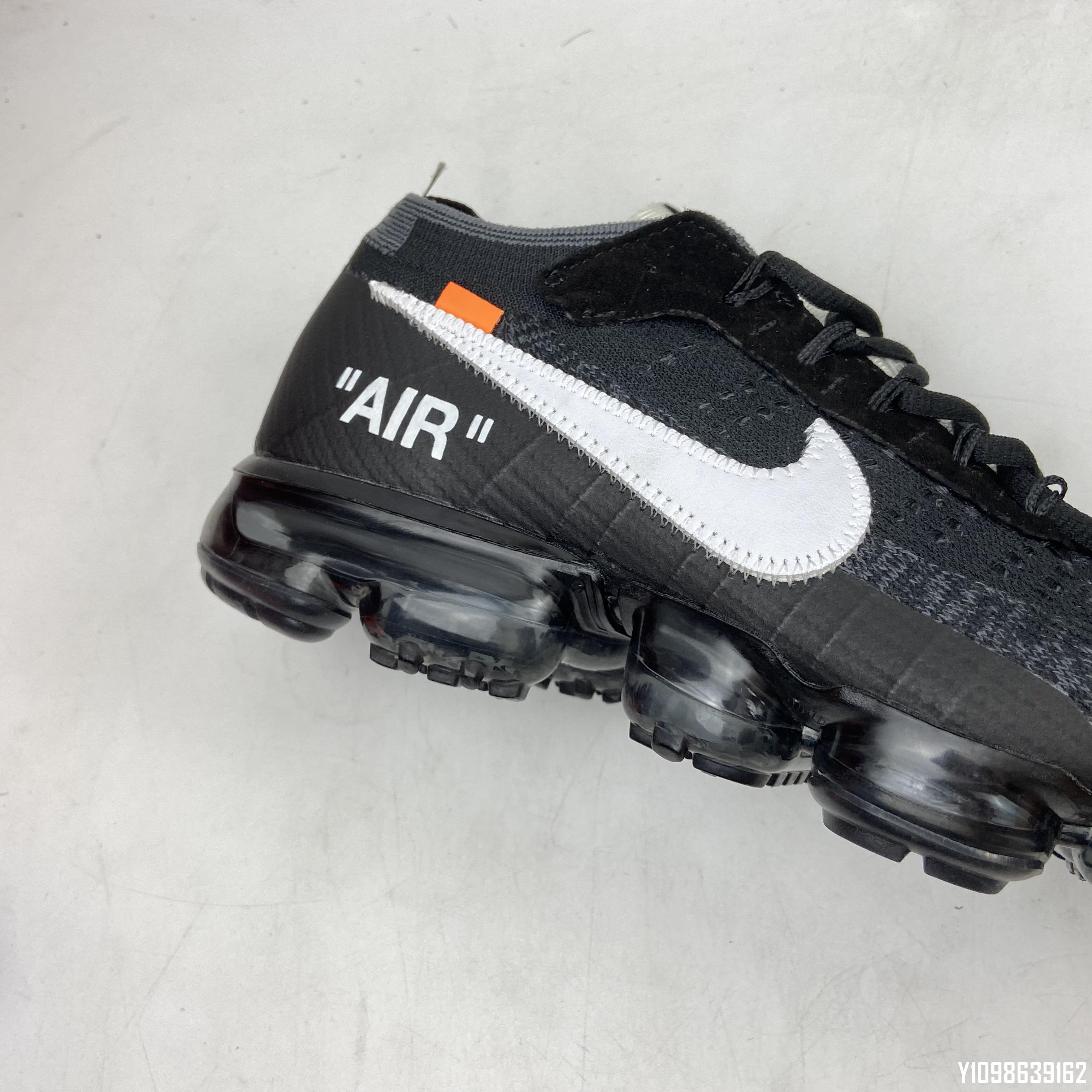 Nike Air Off White x Vapor Max 黑白百搭防滑慢跑男女鞋鞋AA3831-001