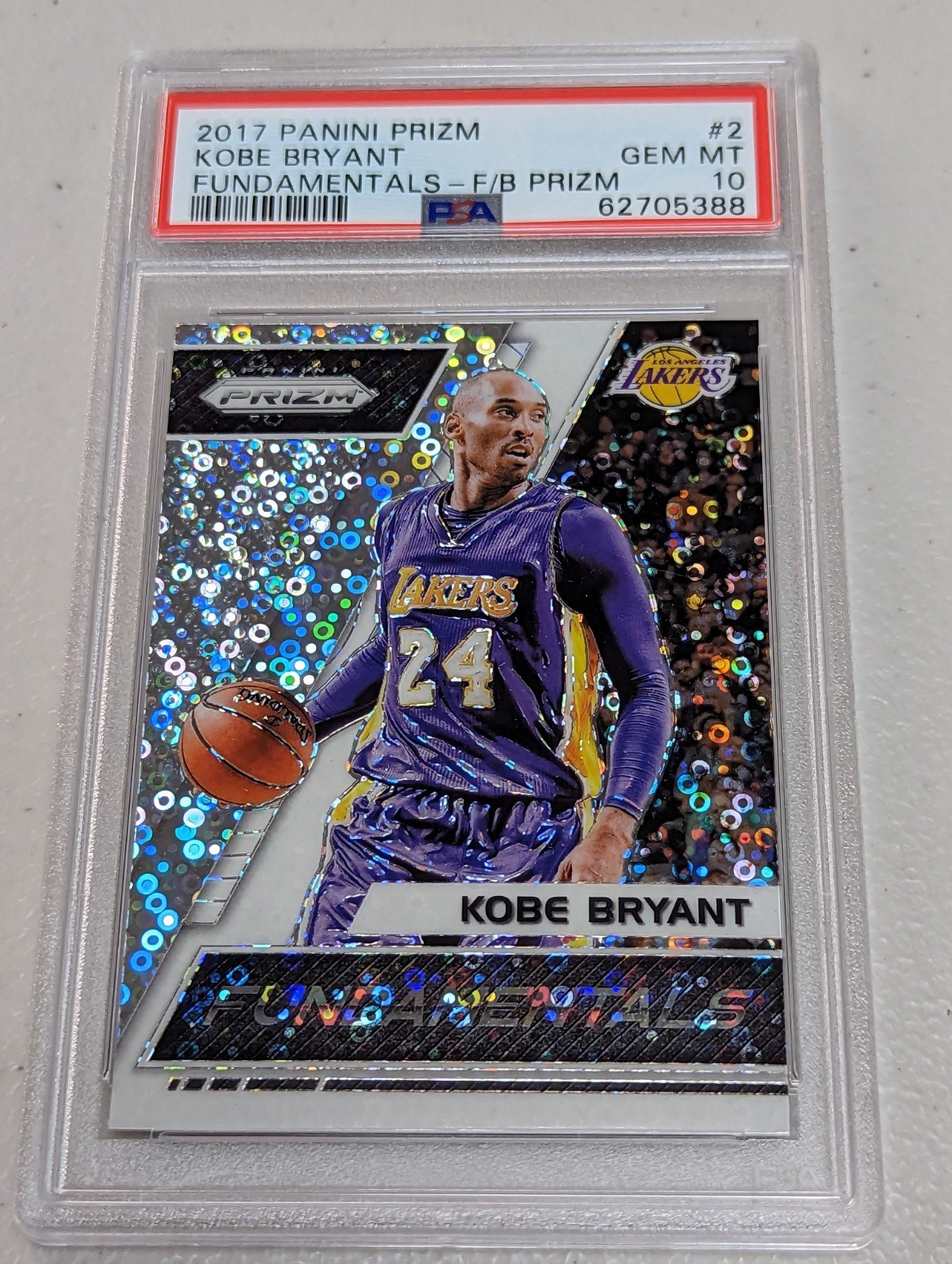 2017 Prizm Fundamentals Fast Break #2 Kobe Bryant PSA10 | Yahoo