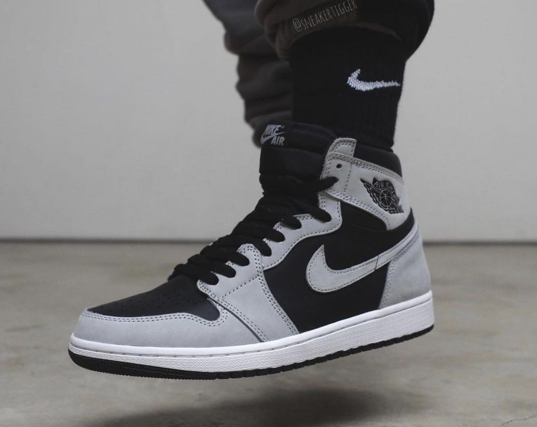 Air Jordan 1「Shadow 2.0」 黑灰影子2.0 男款555088-035 尺寸26～30