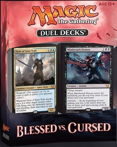 Mtg Blessed Vs Cursed 祝福vs詛咒魔法風雲會對決套牌英文正版益智桌上遊戲 Yahoo奇摩拍賣