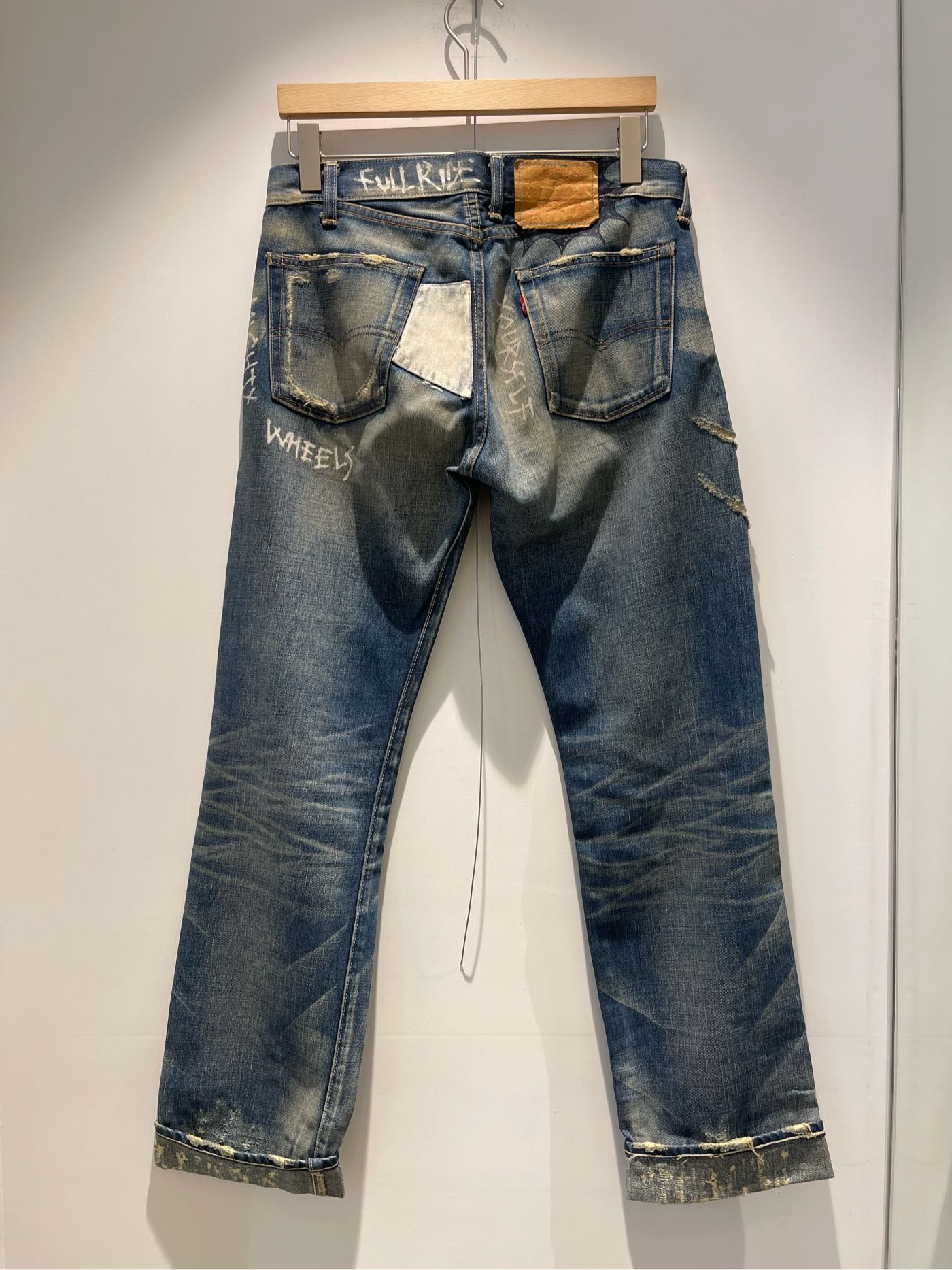 LEVIS LVC復刻版日本製66501 0070 超美的做工9.9成新無任何髒污收藏品