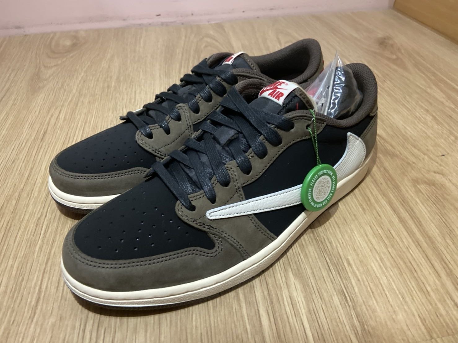 Nike Air Jordan 1 Low OG Travis Scott 倒勾現貨US10 CQ4277-001