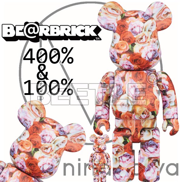 正規取扱店】 BE@RBRICK ベアブリック 蜷川実花 400% BE@RBRICK ローズ