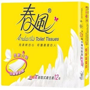 代購~10/11(1069含運免運)春風超細柔抽取式衛生紙(110抽*12包*6串共72包)超細微粒壓紋，細柔超乎想像