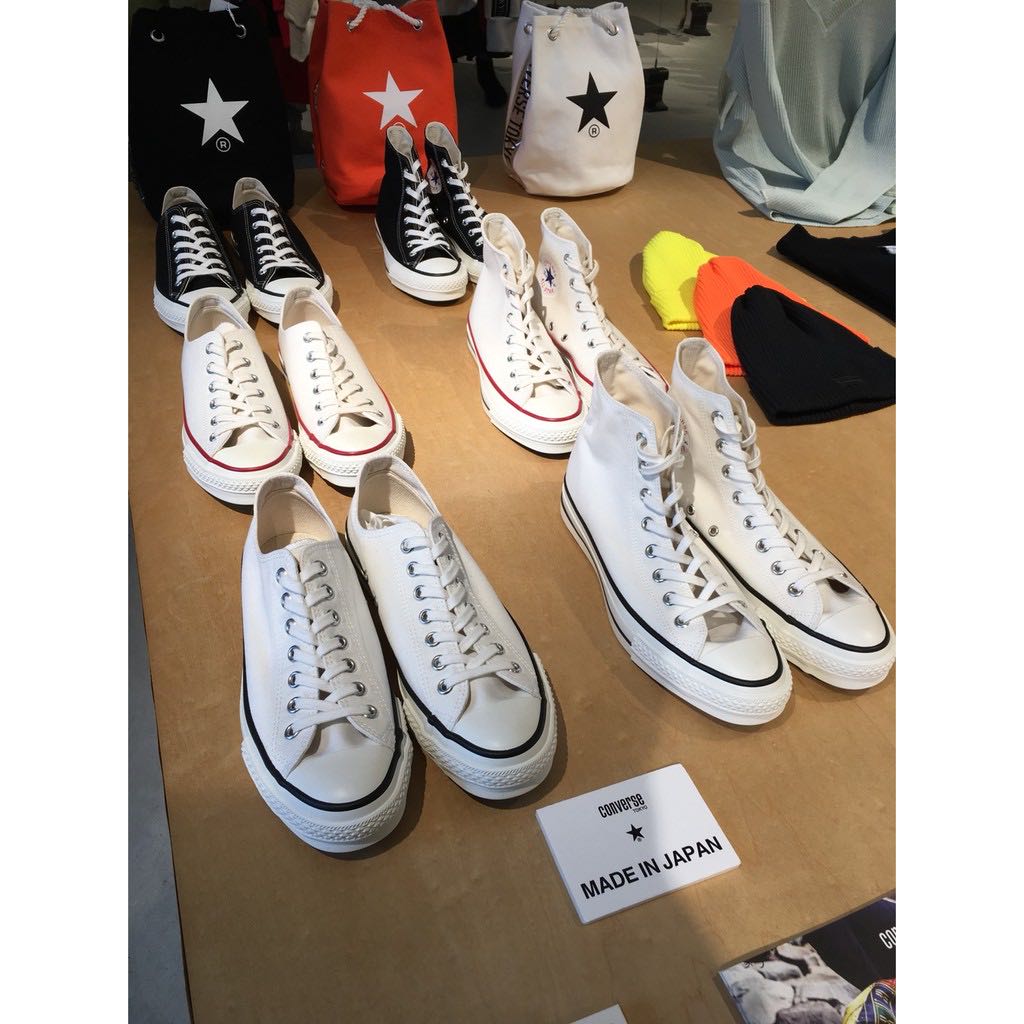 日本限定日本製CONVERSE ALL STAR 黑色白色高筒帆布（23.5號現貨）～年