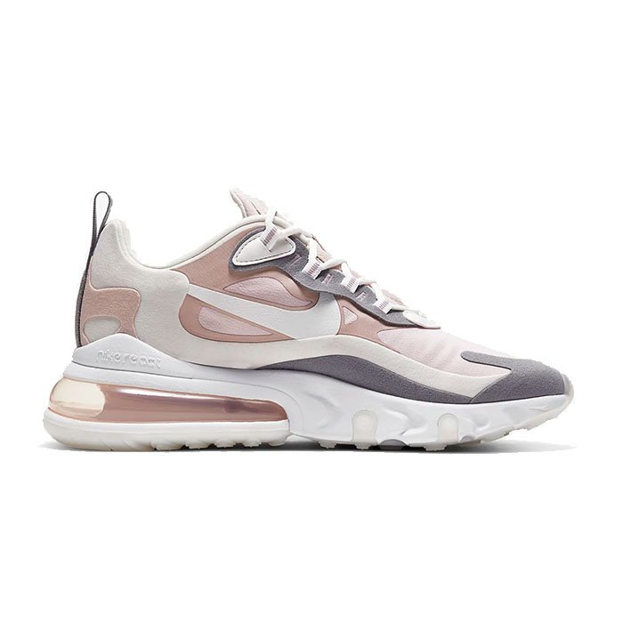 【QUEST】NIKE W AIR MAX 270 REACT 氣墊  灰粉 粉底白勾 CI3899 500