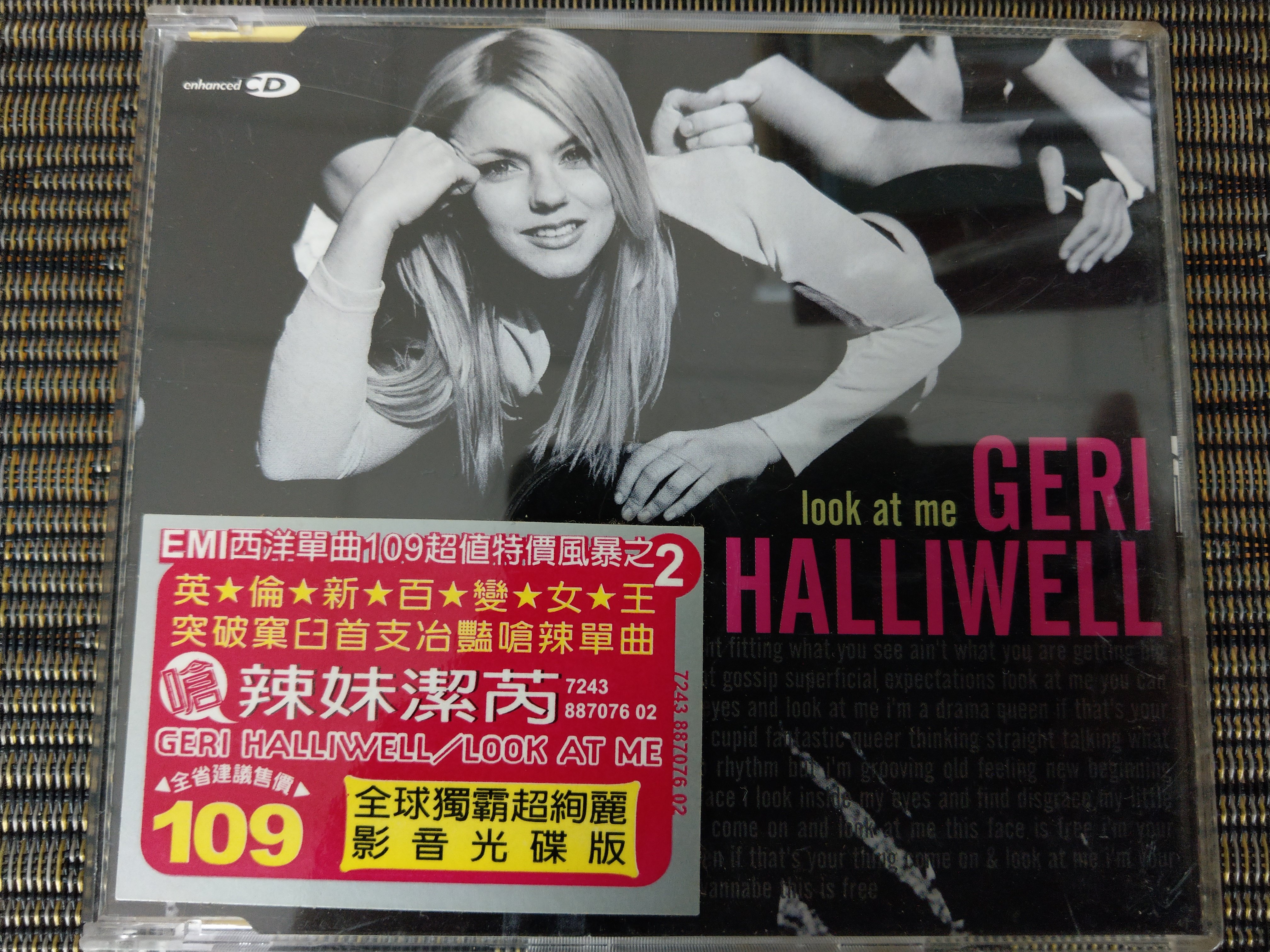 稀有宣傳版CD- GERI HALLIWELL 潔芮‧哈利維爾/ look at me (非蔡琴)NW