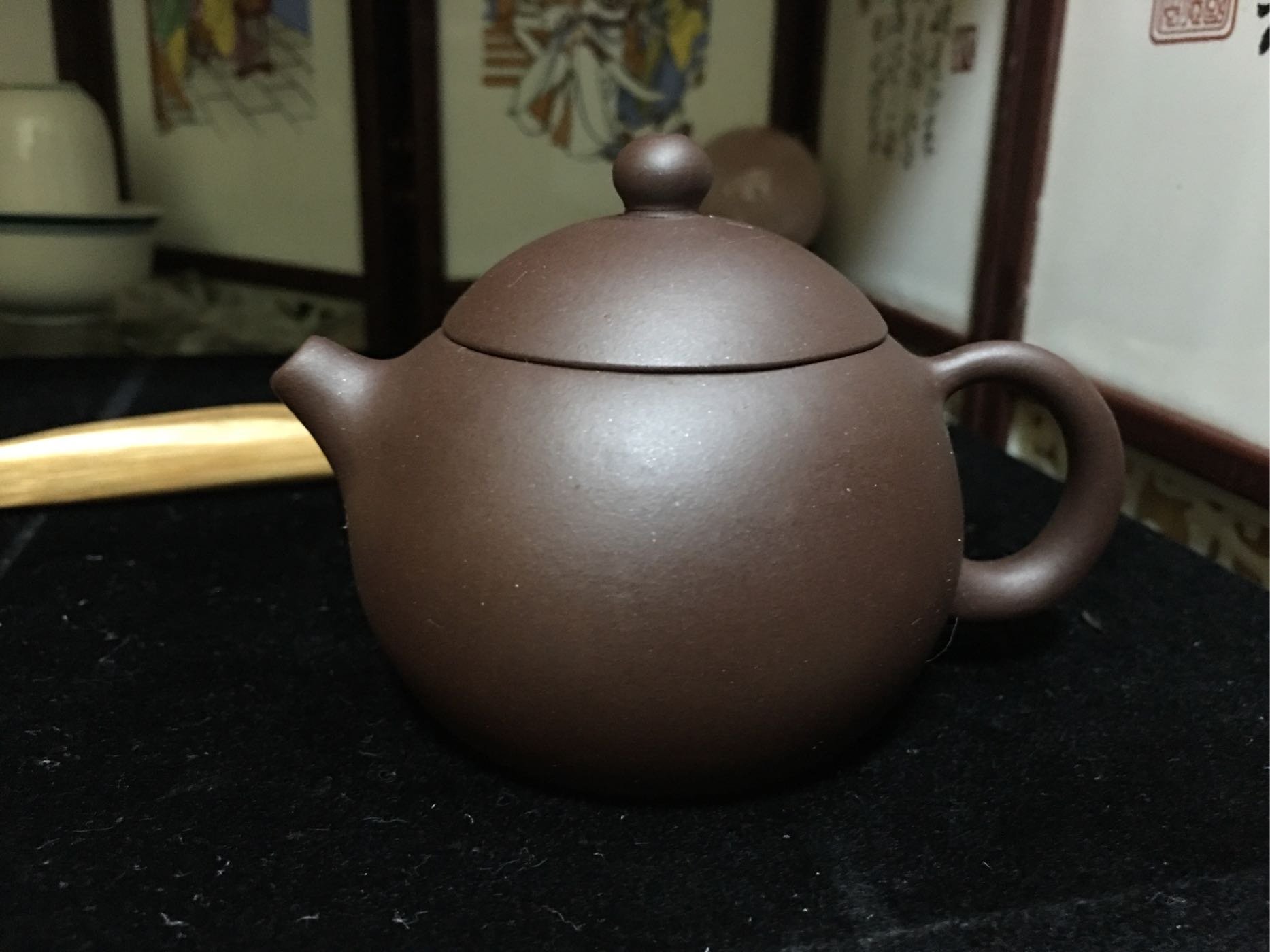 茶道具 黒織部 茶碗 表千家 十二代 宗左（惺斎）極箱 D R4940 - 工芸品